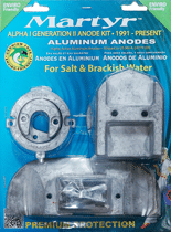 Allpa aluminium anode kit alpha-1-gen II >1991