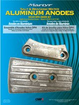 Allpa aluminium anode kit Volvo dph