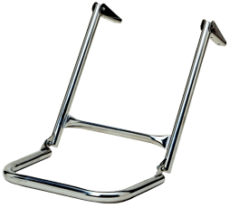 Allpa aluminium zwemtrappen met ophanghaken en verstelbare afstandhouders