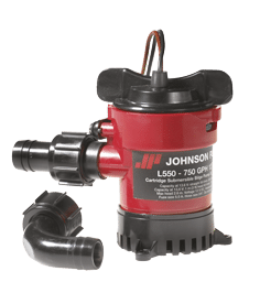 Johnson pump L-serie bilgepompen (cartridge type), 49-73l/min